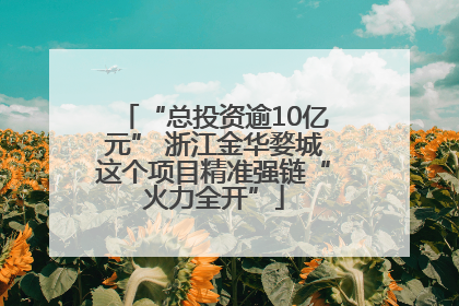 “总投资逾10亿元” 浙江金华婺城这个项目精准强链“火力全开”