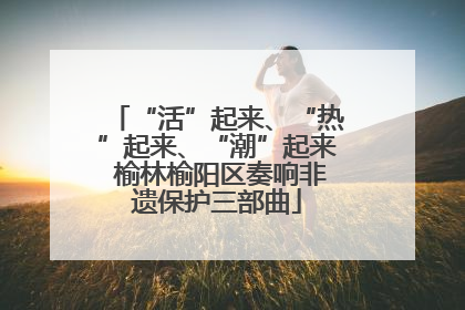“活”起来、“热”起来、“潮”起来 榆林榆阳区奏响非遗保护三部曲