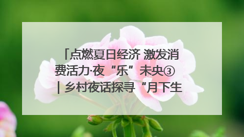 点燃夏日经济 激发消费活力·夜“乐”未央③｜乡村夜话探寻“月下生金”的“共富密码”