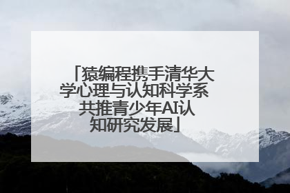 猿编程携手清华大学心理与认知科学系 共推青少年AI认知研究发展