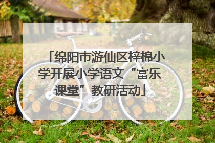 绵阳市游仙区梓棉小学开展小学语文“富乐课堂”教研活动