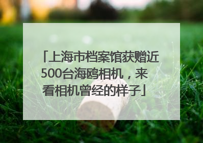 上海市档案馆获赠近500台海鸥相机，来看相机曾经的样子