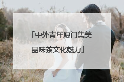 中外青年厦门集美品味茶文化魅力