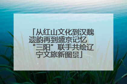 从红山文化到汉魏遗韵再到盛京记忆 “三阳”联手共绘辽宁文旅新图景
