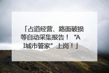 占道经营、路面破损等自动采集报告！“AI城市管家”上岗！