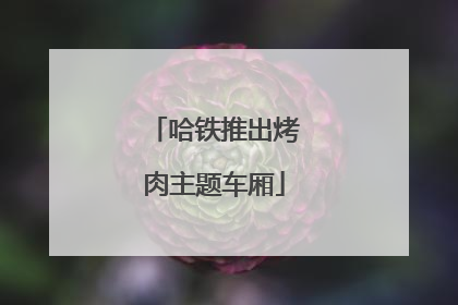 哈铁推出烤肉主题车厢