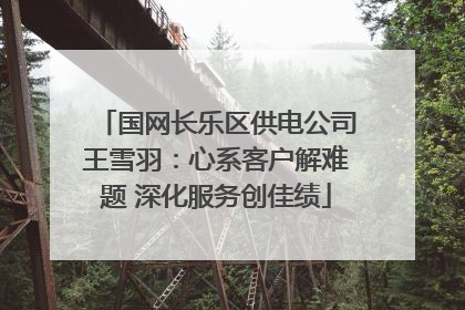 国网长乐区供电公司王雪羽：心系客户解难题 深化服务创佳绩