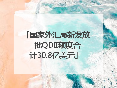 国家外汇局新发放一批QDII额度合计30.8亿美元