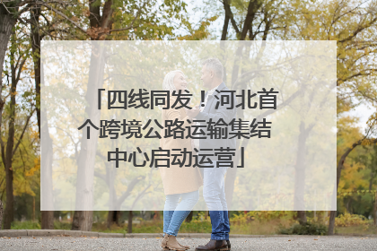 四线同发！河北首个跨境公路运输集结中心启动运营