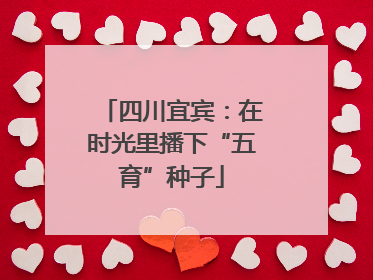 四川宜宾：在时光里播下“五育”种子
