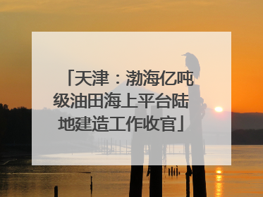 天津：渤海亿吨级油田海上平台陆地建造工作收官