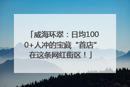 威海环翠：日均1000+人冲的宝藏“首店”在这条网红街区！