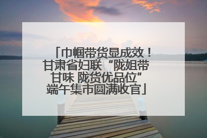 巾帼带货显成效！甘肃省妇联“陇姐带甘味 陇货优品位”端午集市圆满收官