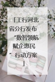 工行河北省分行发布“数智领航 赋企惠民”行动方案