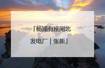 杨浦有座闸北发电厂｜张新