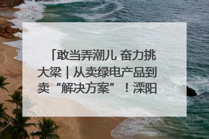 敢当弄潮儿 奋力挑大梁｜从卖绿电产品到卖“解决方案”！溧阳立足产业优势建成五大微电网示范项目