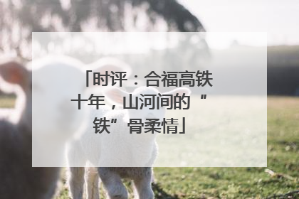 时评：合福高铁十年，山河间的“铁”骨柔情