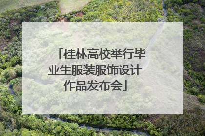 桂林高校举行毕业生服装服饰设计作品发布会
