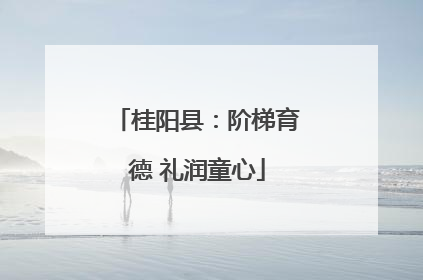 桂阳县：阶梯育德 礼润童心
