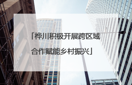 桦川积极开展跨区域合作赋能乡村振兴