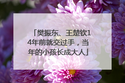 樊振东、王楚钦14年前就交过手，当年的小孩长成大人