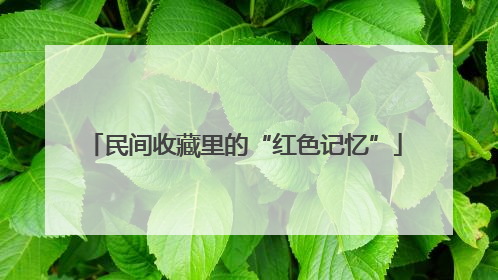 民间收藏里的“红色记忆”
