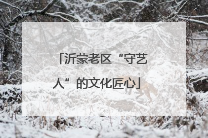 沂蒙老区“守艺人”的文化匠心