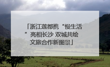 浙江莲都携“慢生活”亮相长沙 双城共绘文旅合作新图景