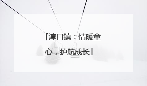 淳口镇：情暖童心，护航成长