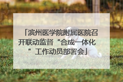 滨州医学院附属医院召开联动监督“合成一体化”工作动员部署会