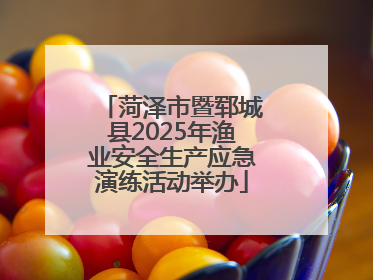 菏泽市暨郓城县2025年渔业安全生产应急演练活动举办