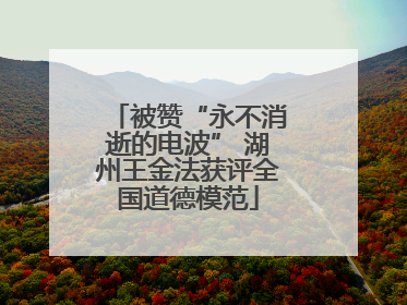 被赞“永不消逝的电波” 湖州王金法获评全国道德模范