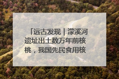 远古发现｜濛溪河遗址出土数万年前核桃，我国先民食用核桃历史大幅提前