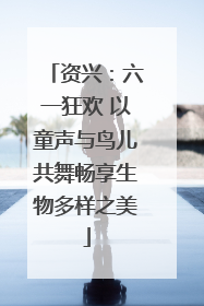 资兴：六一狂欢 以童声与鸟儿共舞畅享生物多样之美