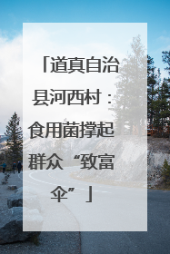 道真自治县河西村：食用菌撑起群众“致富伞”