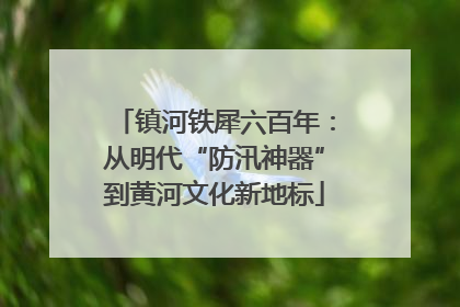 镇河铁犀六百年：从明代“防汛神器”到黄河文化新地标