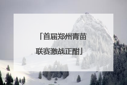 首届郑州青苗联赛激战正酣