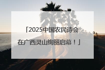 2025中国农民诗会在广西灵山绚丽启幕！