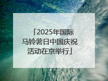 2025年国际马铃薯日中国庆祝活动在京举行