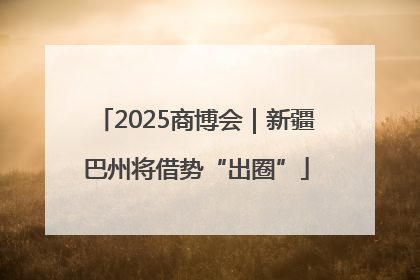 2025商博会｜新疆巴州将借势“出圈”